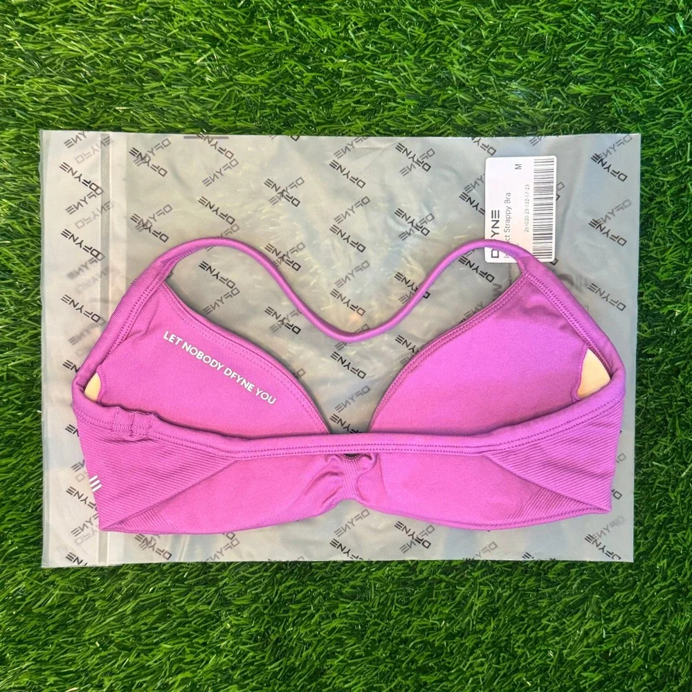 Dfyne impact strappy bra grape medium - Picture 2 of 4